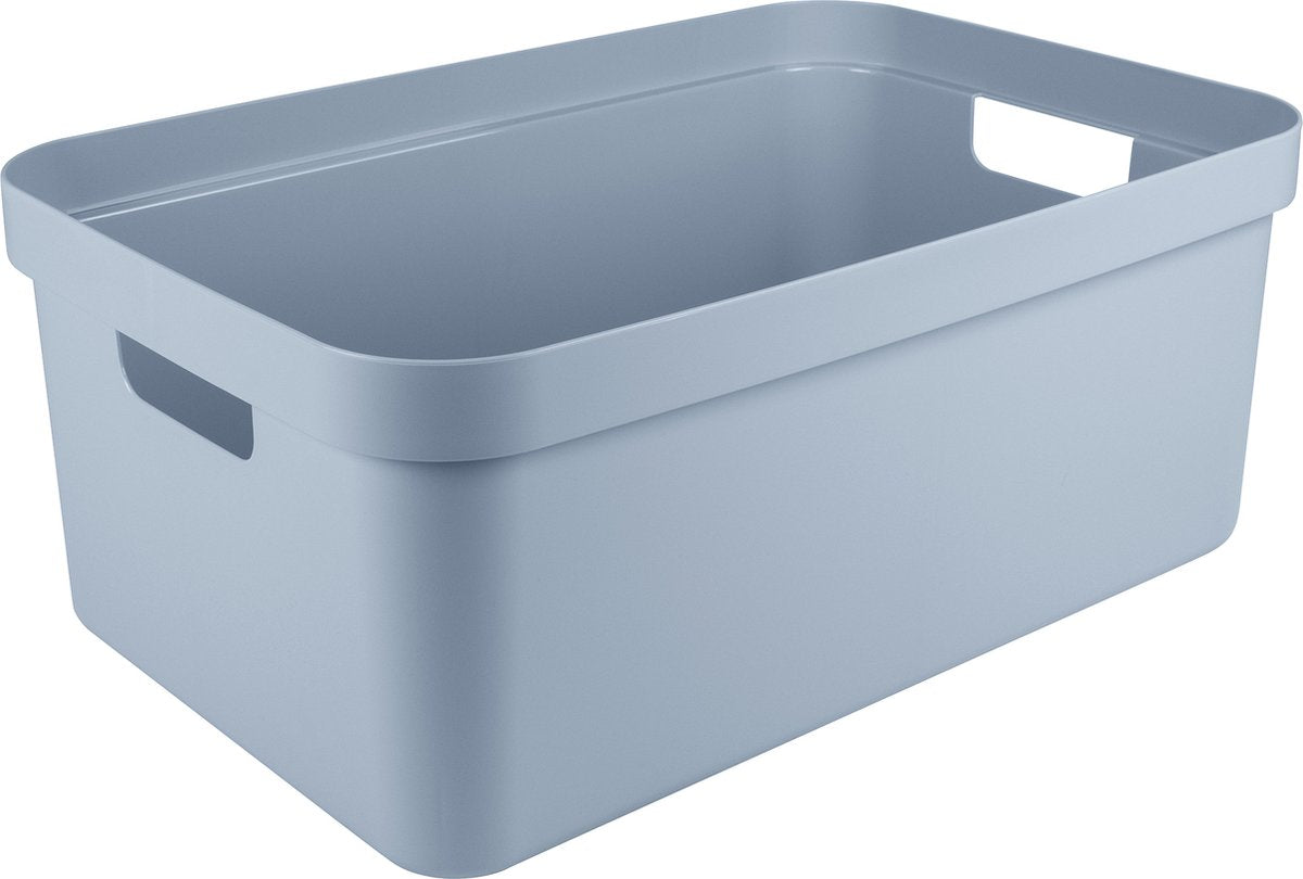 Sunware sigma home storage box 45l - 39x59x24 cm - blue
