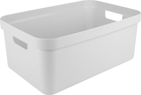 Solvareopbevaringsboks sigma - plastik - 45 liter - hvid - opbevaringsbokse - opbevaring - 39 x 59 x 24 cm