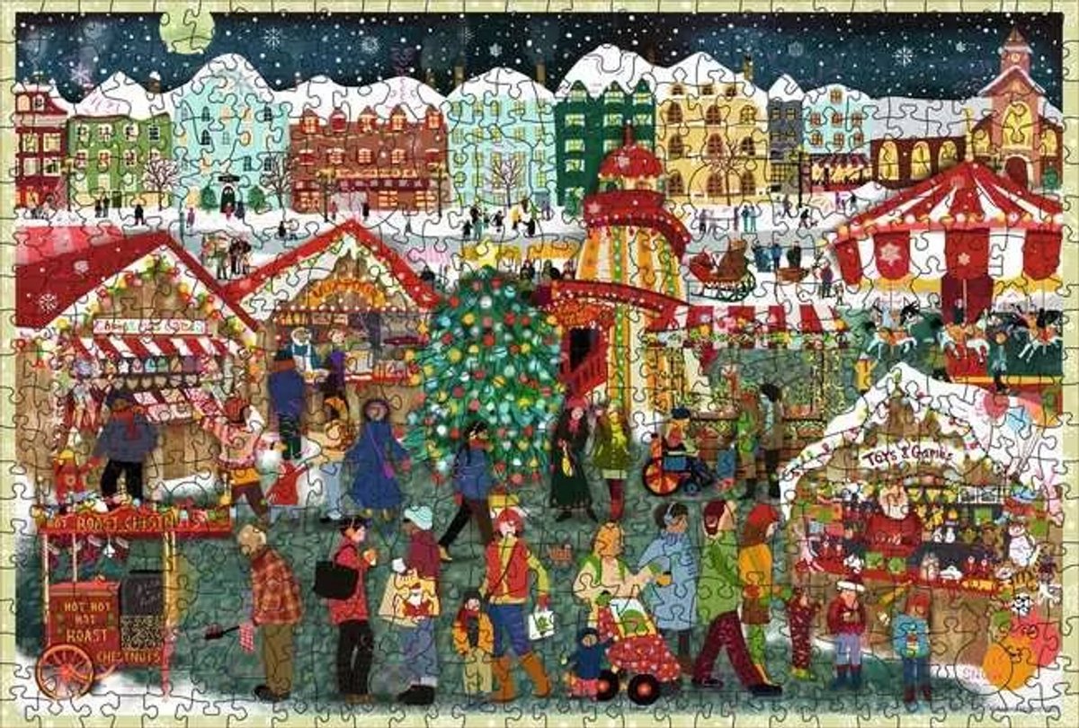 Ravensburger frohe weihnachten (500) tilbud.