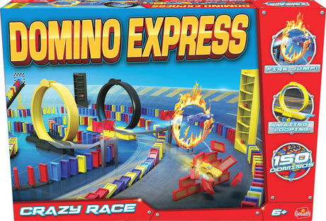 Goliath domino express crazy race - byggelegetøj - domino pakke