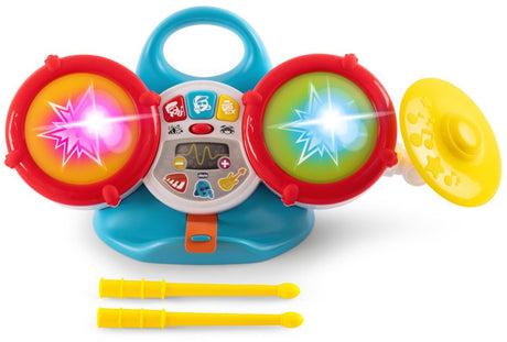 Chicco mit første trommesæt - musiklegetøj med lys og lyd (1-4 år)