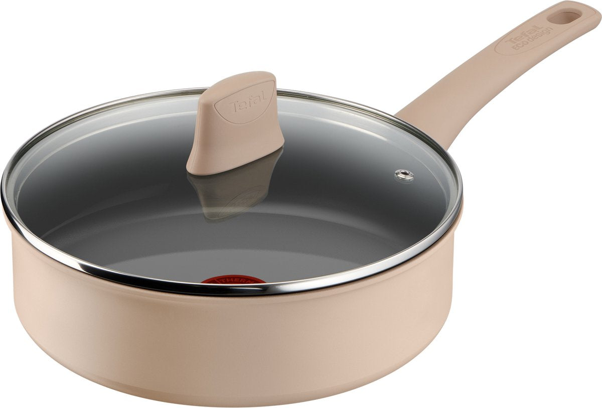 Tefal revive - bradepande - ø24 cm - med låg - keramik - pfas-fri - velegnet til induktion