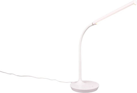 Rl live your light reality toro - bordlampe - skrivebordslampe - hvid - inkl. 1x smd 5w - touch funktion - justerbar lysfarve - fleksibel