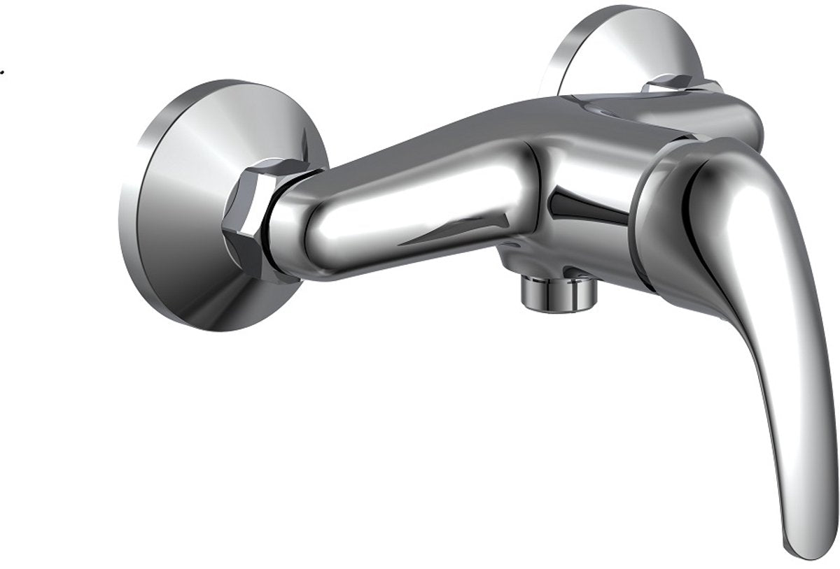 Schütte athos brusehane - blandingsbatteri - centerafstand 150 mm - krom