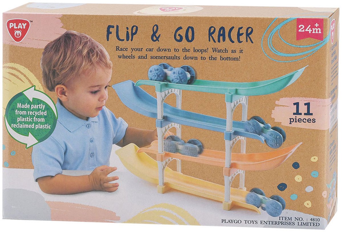 Playgo flip and go racerbane - 11 stk.