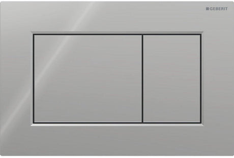 Geberit sigma01 bedieningsplaat - 2-toets spoeling - vierkant - glans chroom