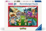 Ravensburger pokémon puslespil 1000 brikker - tegneseriepuslespil for voksne.