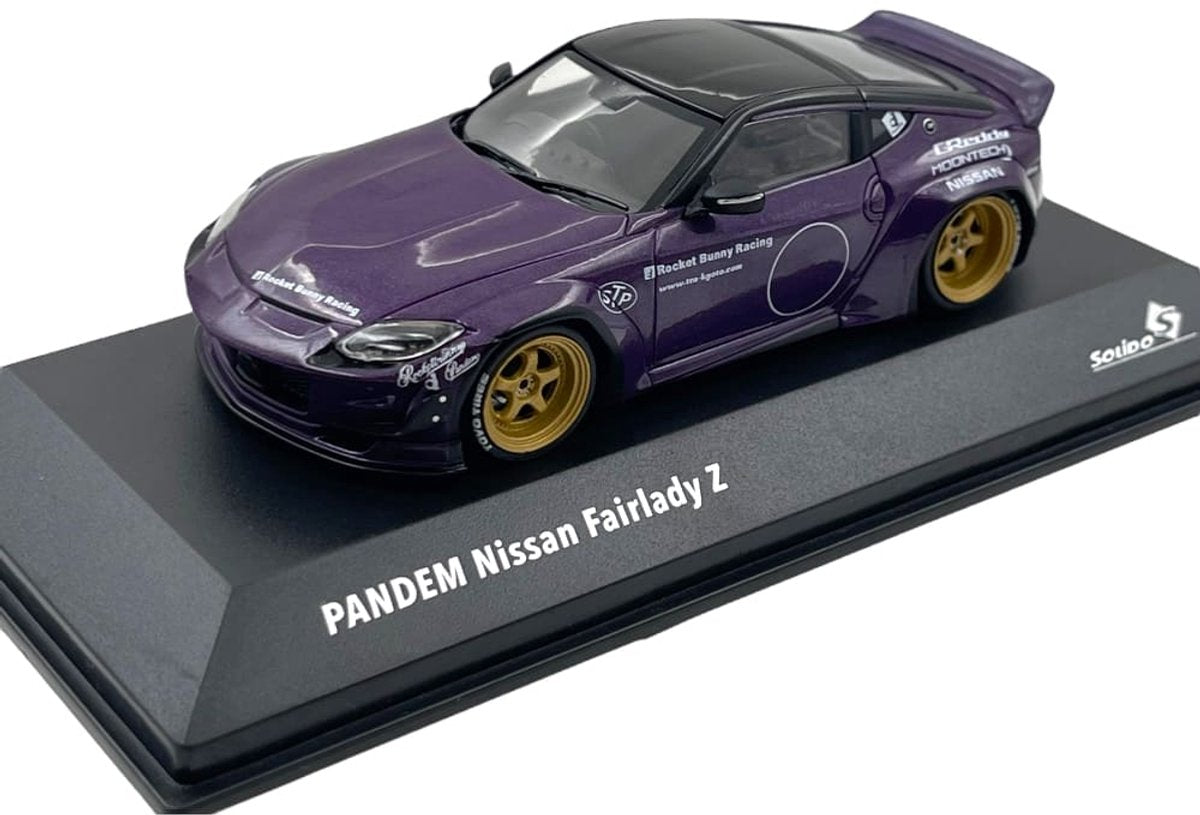 Solido Nissan 400z raketkanin '22, lilla skala 1:43
