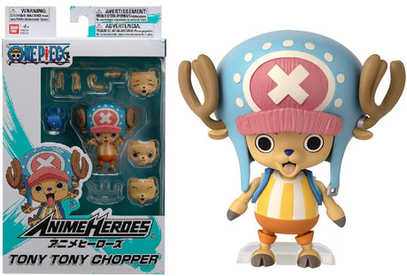Bandai - anime heroes - ét stykke - anime heroes figur 7 cm - chopper - 36936