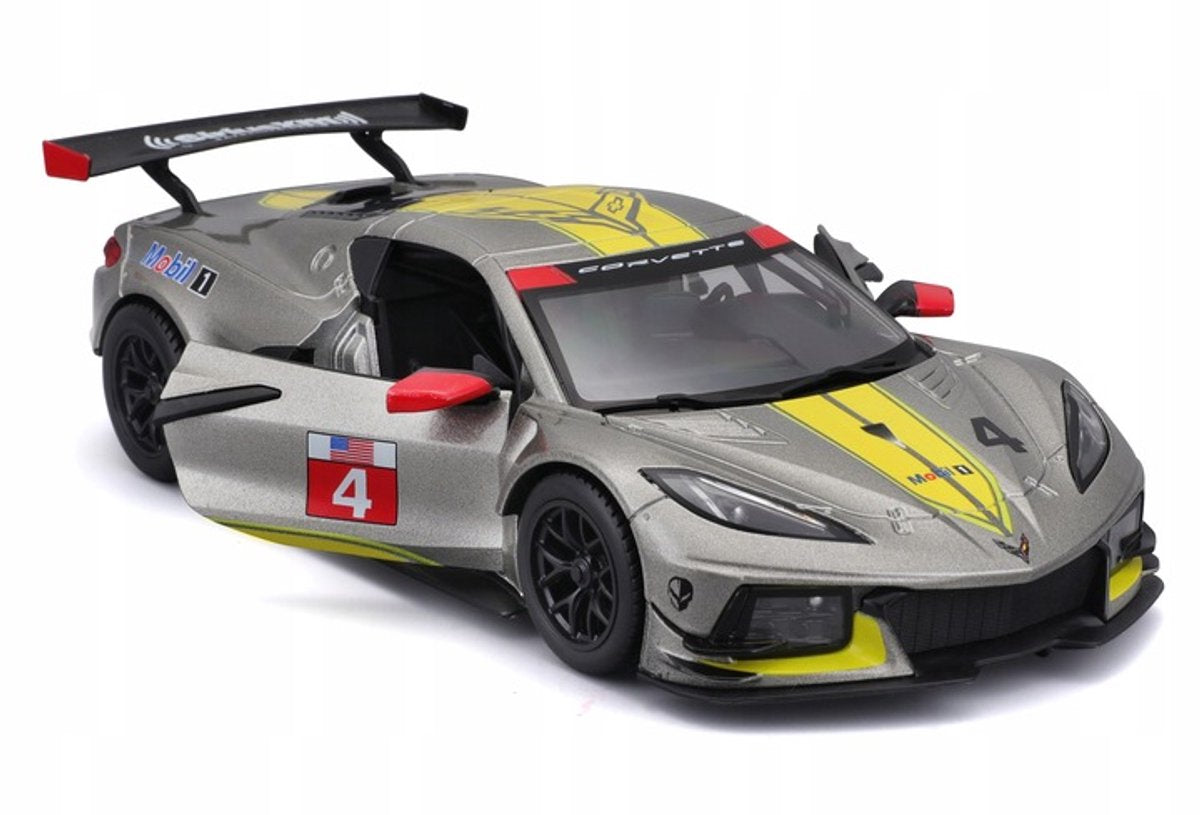 Bburago Chevrolet Corvette C8.R bil gul