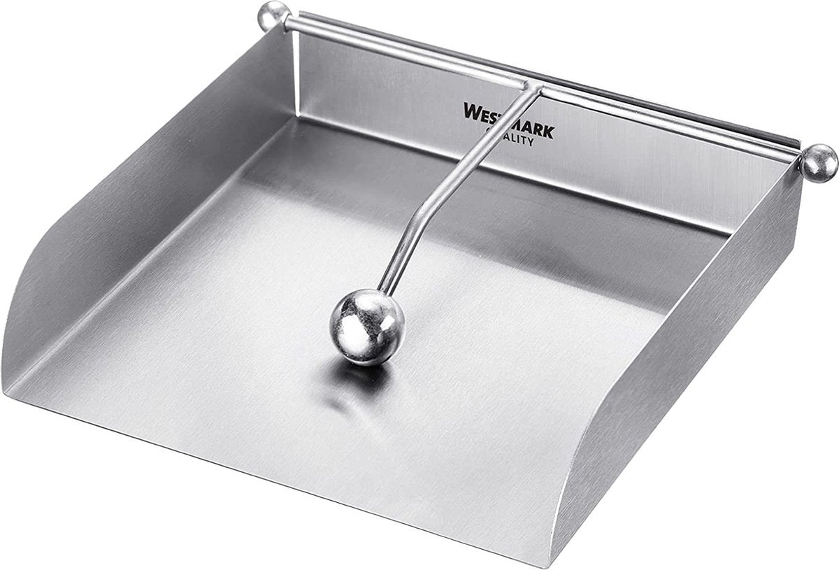 Westmark servietholder, knækfri opbevaring, med vindbeskyttelse, rustfrit stål, sølv,