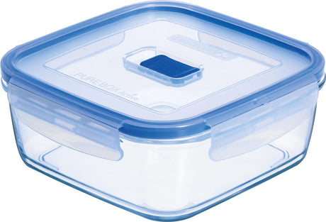 Luminarc pure box aktiv madopbevaringsboks - firkantet - glas - 0,76l
