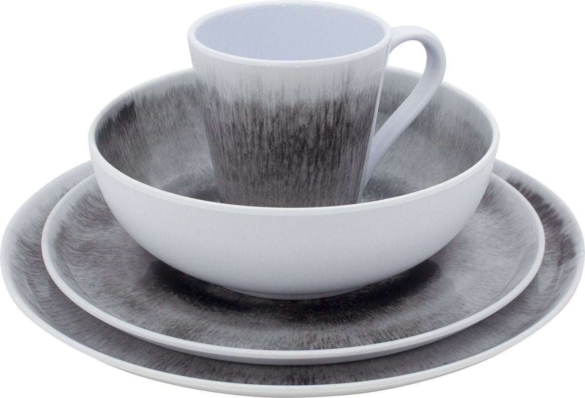 Eurotrail tableware set nebu melamine 16 pieces