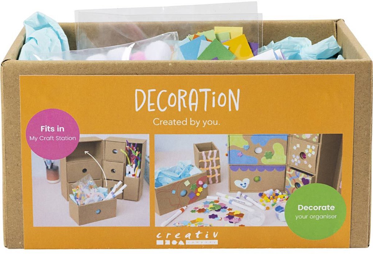 Kreativ virksomhed https: www.cchobby.nl my-craftstation-decoration-diverse-colours-1-box-977421