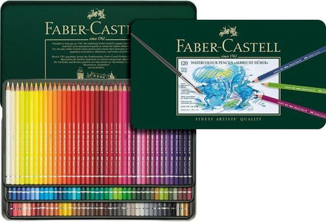 Faber-castell akvarel blyant - albrecht durer - dåse 120 stykker - fc-117511