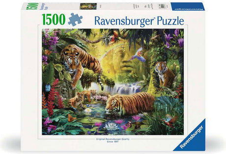 Ravensburger puslespil idyl ved vandhullet - 1500 brikker puslespil.