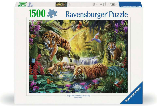 Ravensburger puslespil idyl ved vandhullet - 1500 brikker puslespil.