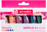 Talens art creation akryl maling sæt metallic | 6 x 12 ml