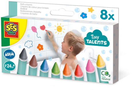 Ses creative ses tiny talents badekridt - 8 farver