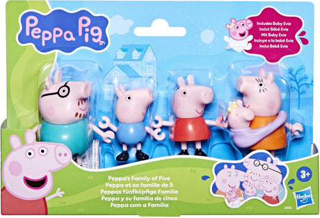 Peppa pig familie legesæt - 5 stk.