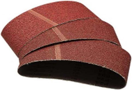 Wolfcraft - slibebånd korn 40 - 3 stk - båndsliber sandpapir 76 x 457 mm - 1890000