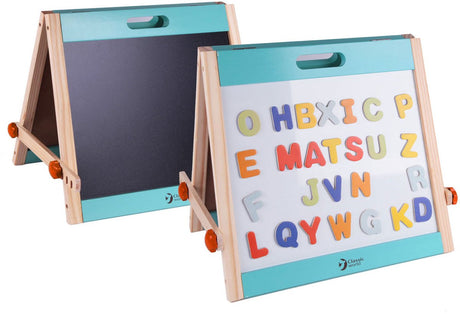 Klassisk verden træ magnetisk og kridt tavle