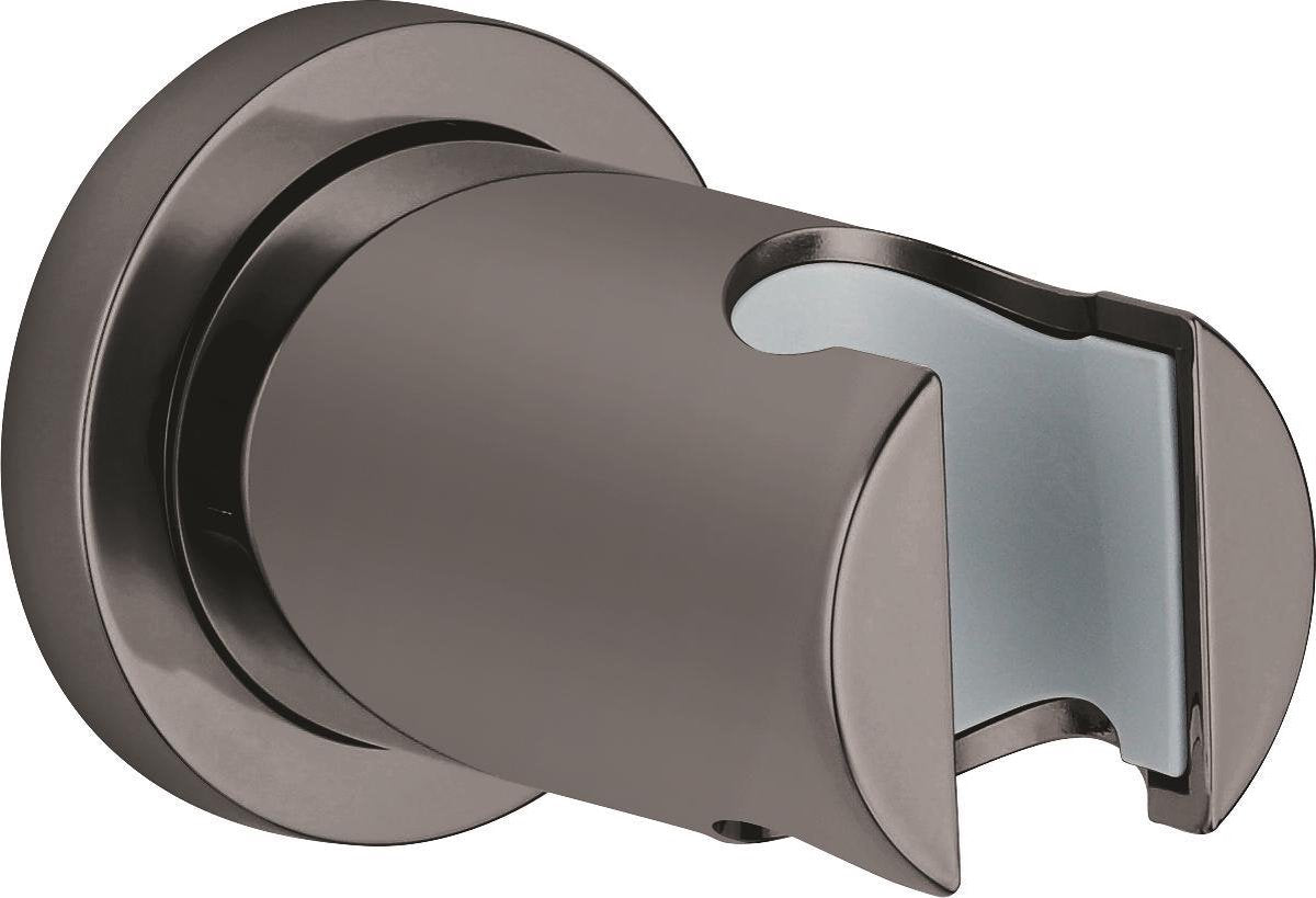 Grohe regnbruser vægholder - rund - hård grafit (antracit blank) - 27074a00
