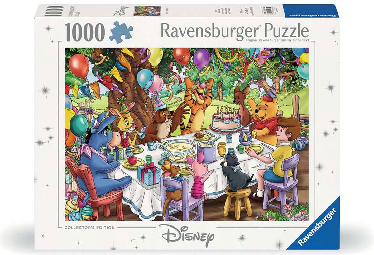 Ravensburger puslespil Disney Plys 1000 brikker tegnefilm.