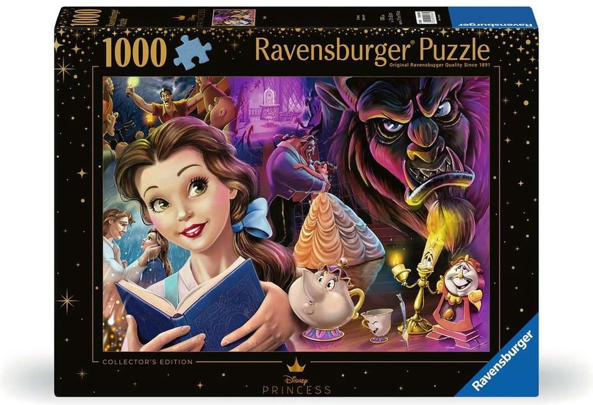 Ravensburger puslespil Disney Princess Belle - 1000 brikker puslespil.