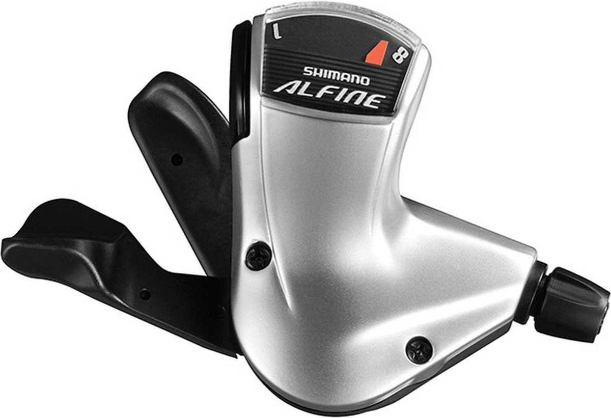 Shimano skiftesæt alfine SL-7000-8 gummi sølv sort 3-delt