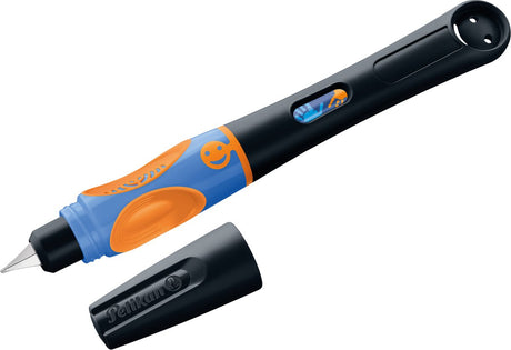Pelikan griffix fyldepen - højrehåndet - neon sort - blister