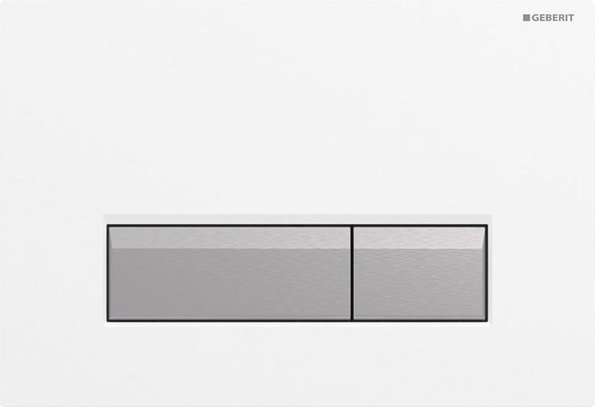 Geberit sigma40 duofresh kontrolpanel - med lugtudsugning - plastik - hvid