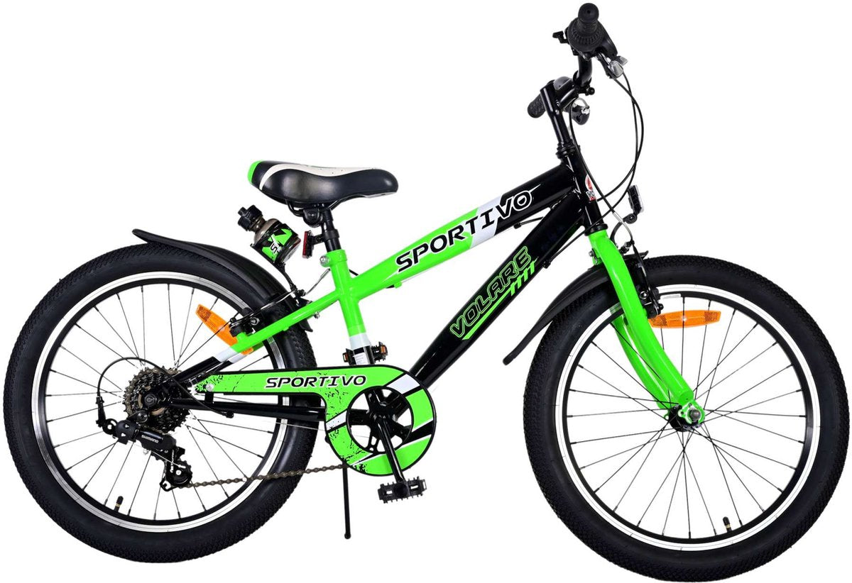 Volare Sportivo Børns cykel - Drenge - 20 tommer - Grøn - 7 Gear