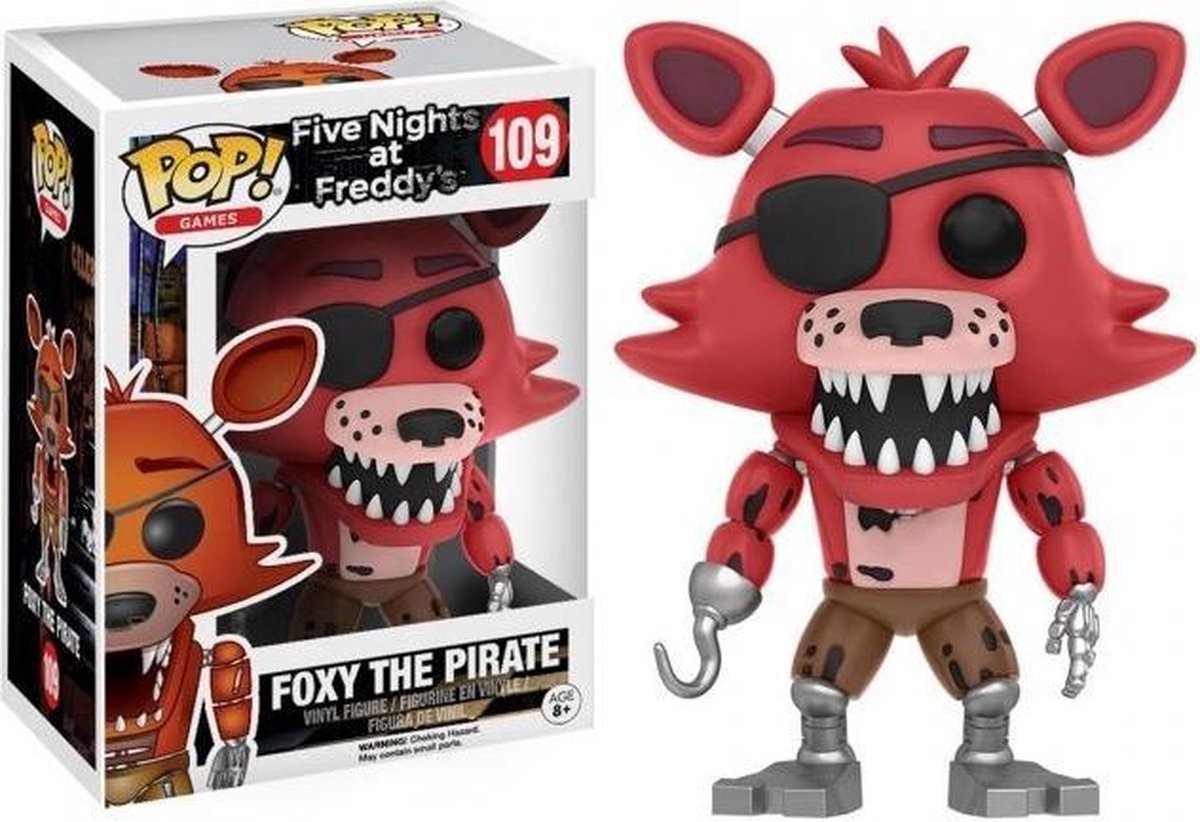 Funko fem nætter på Freddys popvinyl: Foxy the Pirate