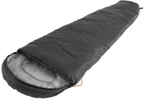 Easy camp easycamp stære mumie 8°c sovepose sort almindelig venstre lynlås