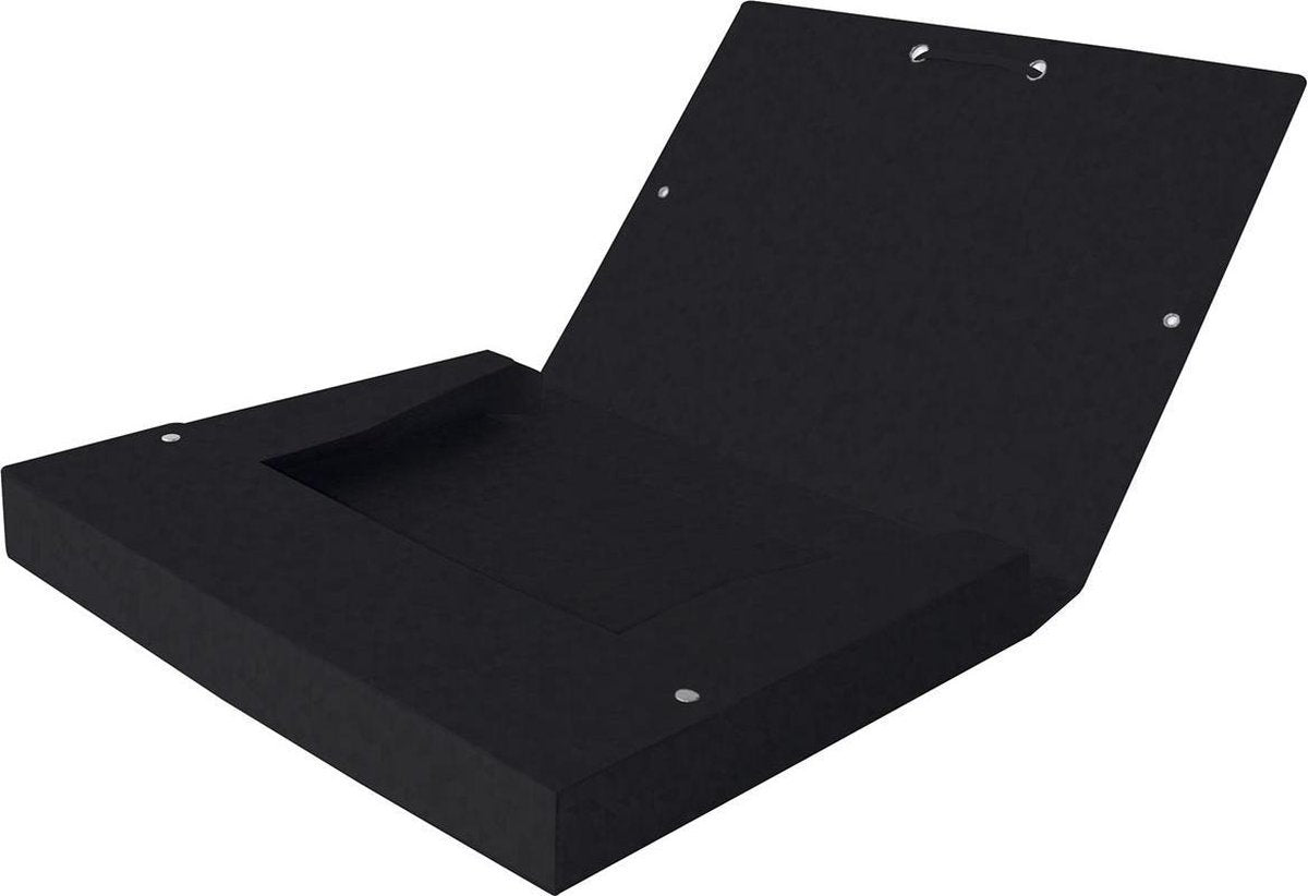 Oxford elastobox topfil+ a4 40mm sort