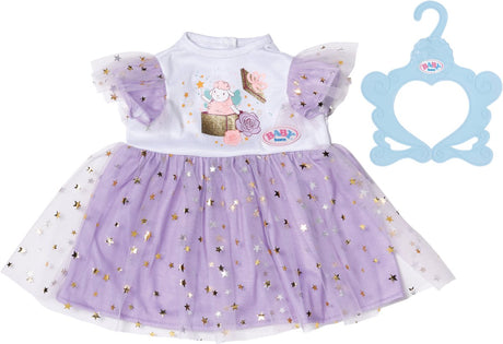 Baby født lilla tutu kjole 43 cm | 2 stk