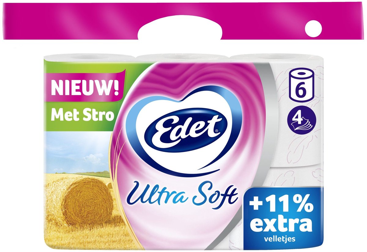 Edet ultra soft tp 4-lags 4x6 (halm)