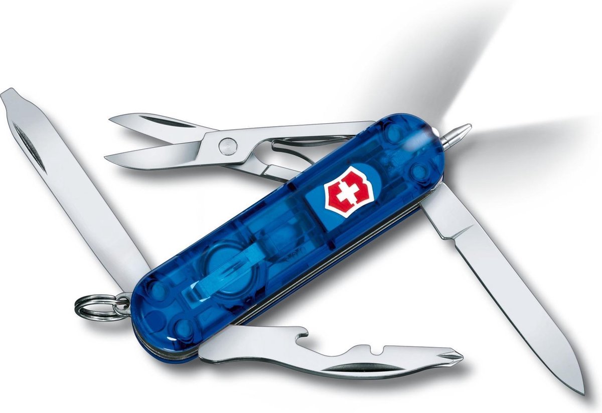 Victorinox midnite manager - multiværktøj lommekniv - 10 funktioner - blå