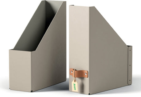Leitz puro magasinkassette - 100% genbrugspap - sæt med 2 - beige