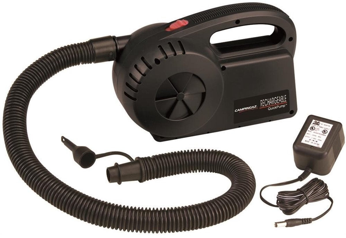 Campingaz genopladelig hurtigpumpe elektrisk pumpe - 230v - sort
