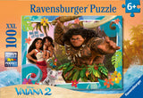 Ravensburger puslespil Vaiana 2 afgang til nye verdener - puslespil - 100 XXL brikker