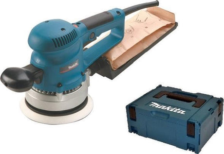 Makita bo6030jx excenter schuurmachine| 150mm 310w | in m-box systainer
