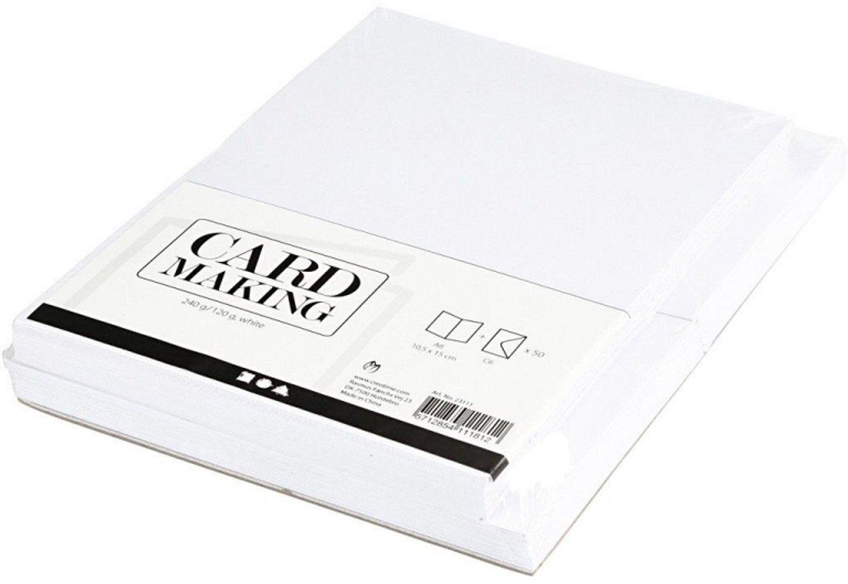 Creativ virksomhed https: www.cchobby.nl cards-and-envelopes-size-card-10-5x15-cm-size-envelope-11-5x16-5-cm-120-240-wit-50-set-1-box