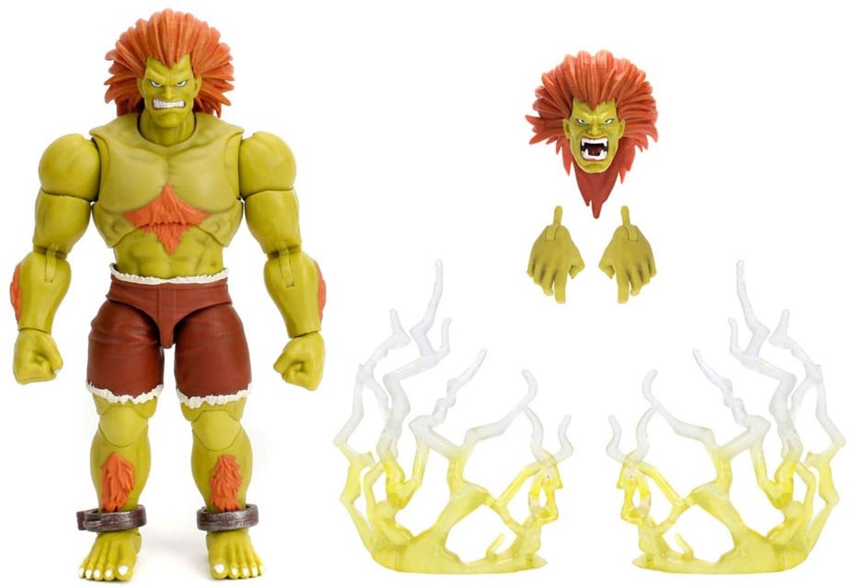 Jada Toys Ultra Street Fighter II: The Final Challengers Action Figur 1 12 Blanka 19 cm Action Figur