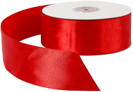 Creativ Company Satin Ribbon Red, 50m