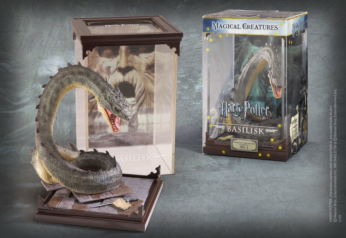 Noble collection harry potter - magical creatures figure - basilisk