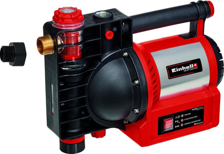 Einhell elektrisk havepumpe ge-gp 1246 n fs - 1200 w - 4600 l h - 5 bar - max. løftehøjde: 50 m - max. sugehoved: 8 m