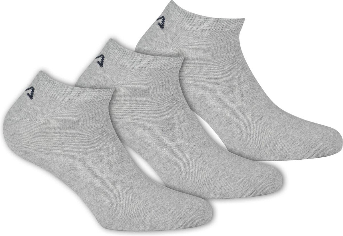 Fila - usynlige sokker 3-pak - unisex sokker - 39-41 - grå