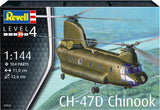 Revell modelbyggesæt militærkøretøjer - 03825 ch-47d chinook heli plastic - 1:144 - modelfremstilling